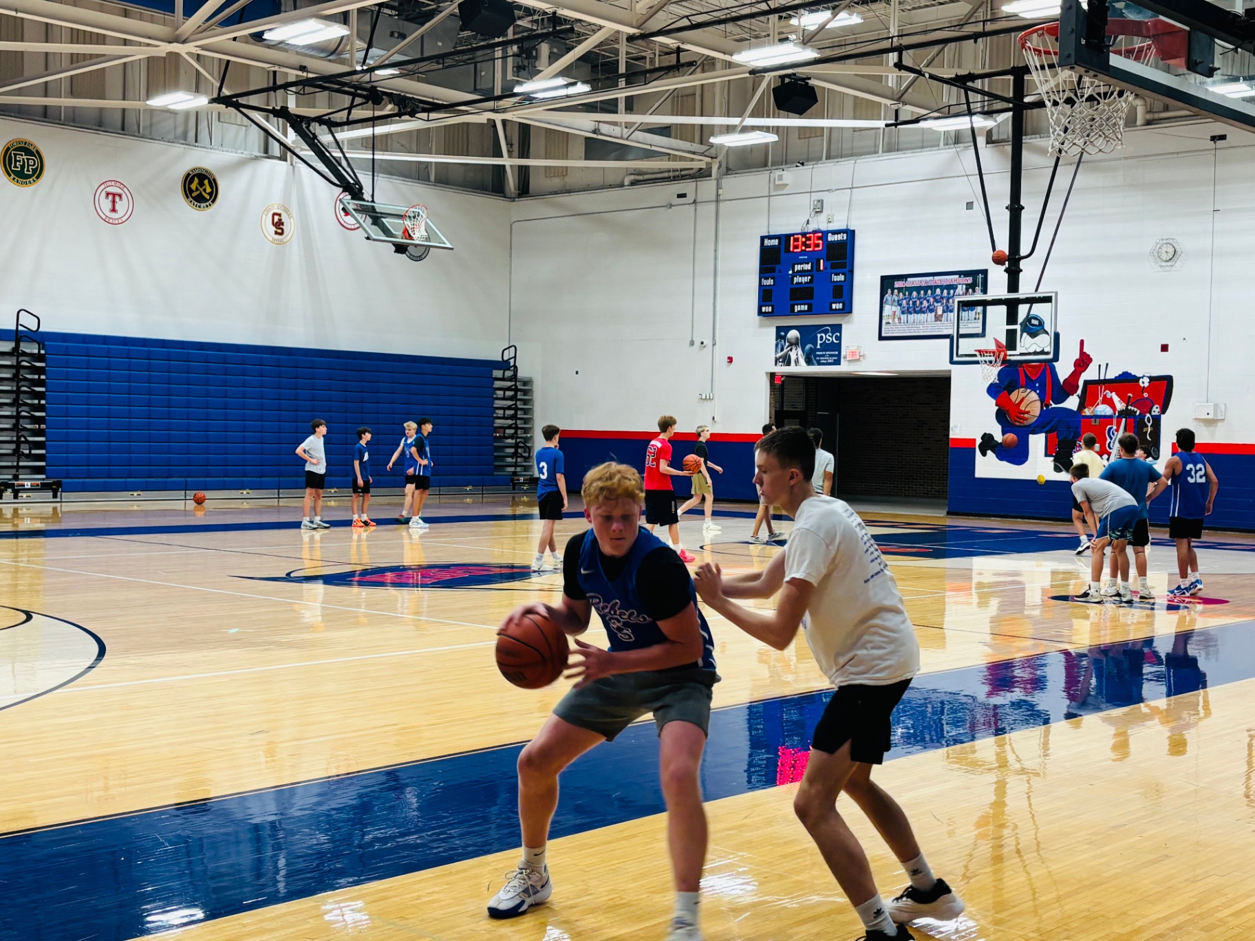 One-on-one in the half court