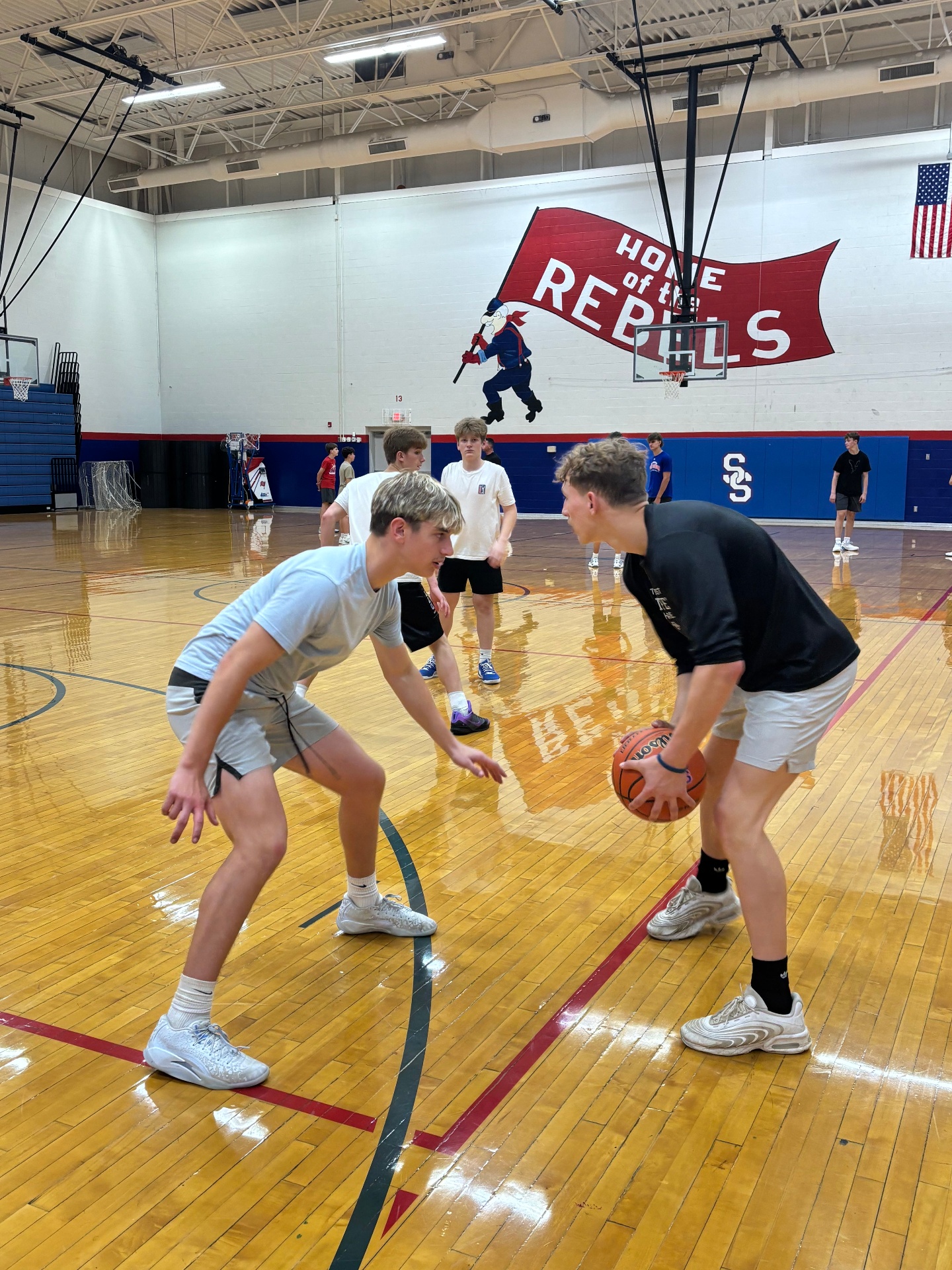 One-on-one under the Home of the Rebels banner